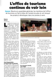 À Auxon, l’office de tourisme continue de voir loin !