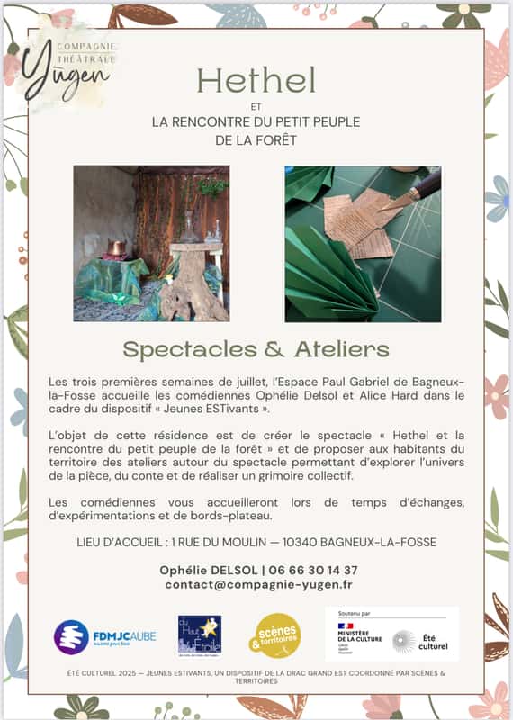 Spectacle proposé par Ophélie Delsol, pépite Aubassadeurs.
