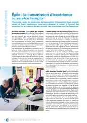Egée : la transmission d'expérience au service de l'emploi
