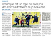 Handicap et art : un appel aux dons pour des ateliers à Pont-Sainte-Marie