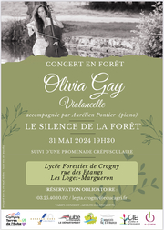 Magnifique concert Le Silence de la forêt au Lycée forestier de Crogny