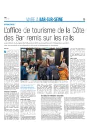 L’office de tourisme de la Côte des Bar en Champagne remis sur les rails