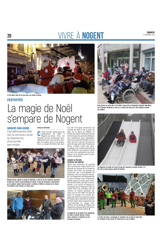 Nogent-sur-Seine: la magie de Noël s’empare de la commune