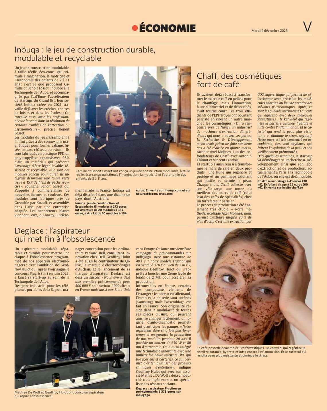 Des idées cadeaux avec les start-up de la Technopole de l’Aube