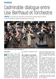 l'admirable dialogue entre lise berthaud et l'orchestre !