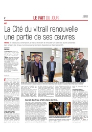 La cité du vitrail renouvelle une partie de ses oeuvres