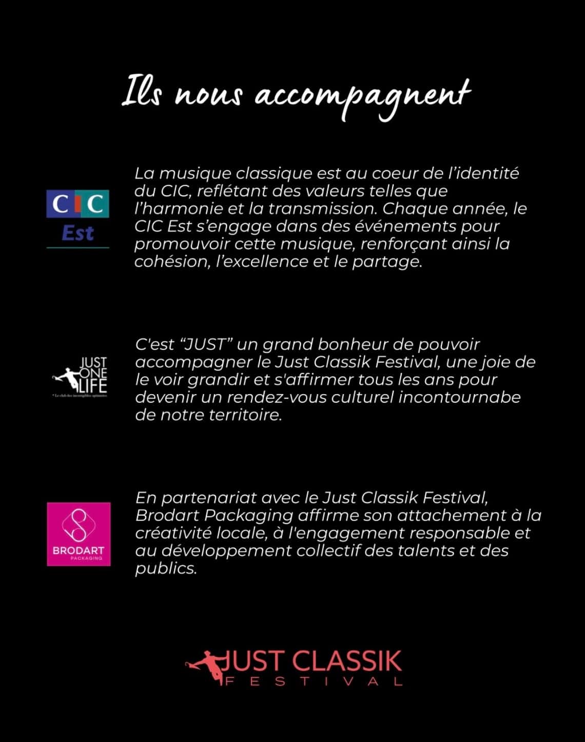 Devenez mécène du Just Classik Festival