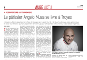 Le pâtissier Angelo Mura se livre à Troyes.