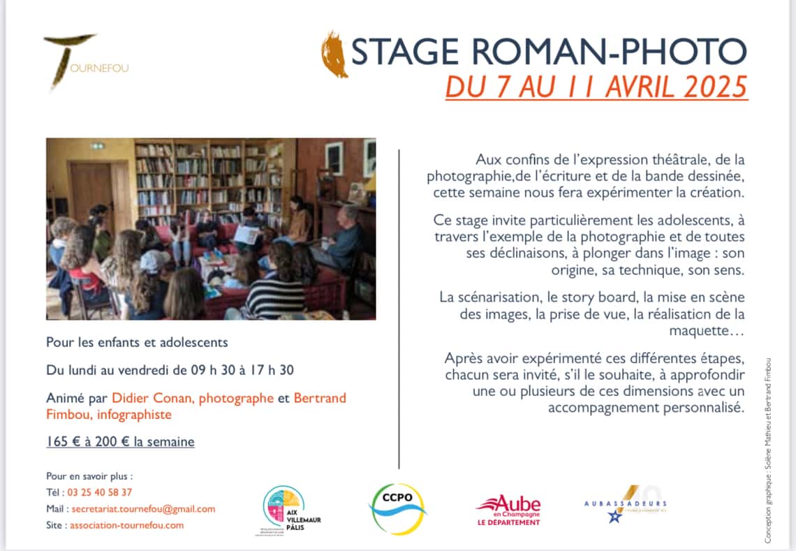 Les stages roman-photo au Tournefou à Palis