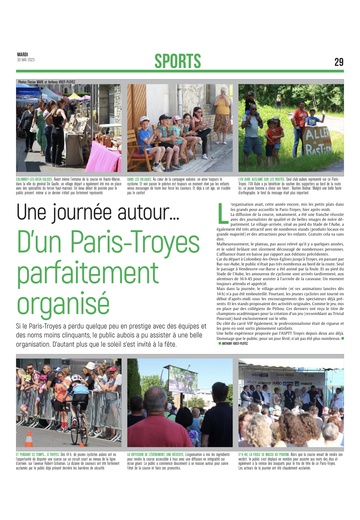 Un Paris-Troyes parfaitement organisé.