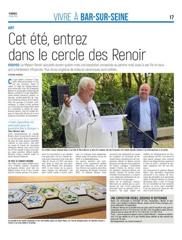 Cet été entrez dans le cercle des Renoir