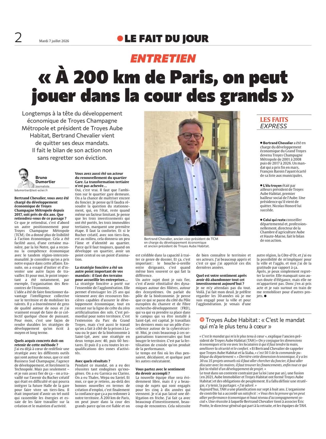 « À 200 km de Paris, on peut jouer dans la cour des grands »