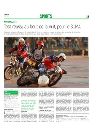 Premier test réussi, au bout de la nuit, pour le SUMA