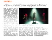 « Soie » : invitation au voyage et à l’amour au Théâtre Le Quai.