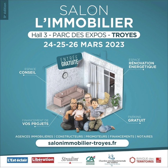 Salon de l'immobilier au Cube Troyes Champagne Expo