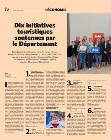 Dix initiatives touristiques soutenues par le Département