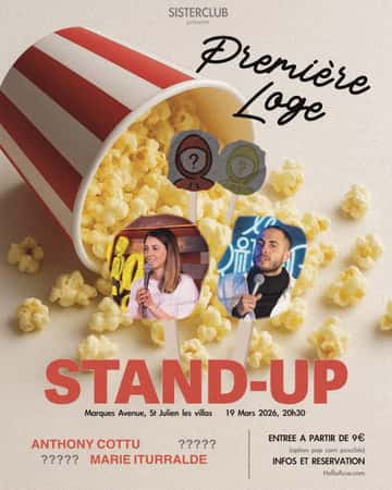 Première loge, le nouveau concept de stand up de Marie Iturralde