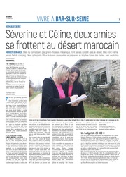 Séverine et Céline, deux amies au départ des Roses des sables