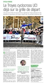 Le Troyes cyclocross UCI déjà sur la grille de départ.