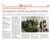 Une exposition ouverte aux questions de l'intime.