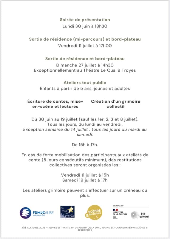 Spectacle proposé par Ophélie Delsol, pépite Aubassadeurs.