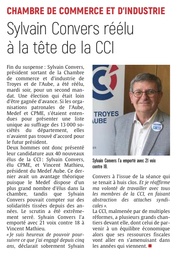 Sylvain Convers réélu à la tête de la CCI.
