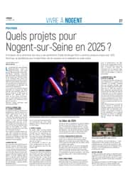 Quels sont les projets de Nogent-sur-Seine pour 2025 ?