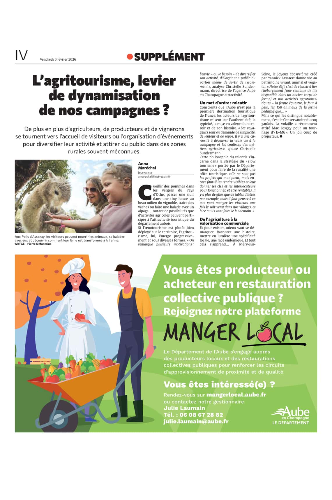 Supplément spécial « Les étoiles de la Terre et de la Vigne »