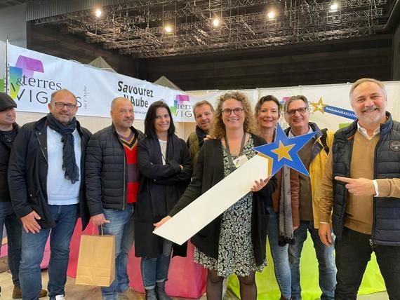 Visite de la délégation Aubassadeurs au Salon de la Gastronomie.