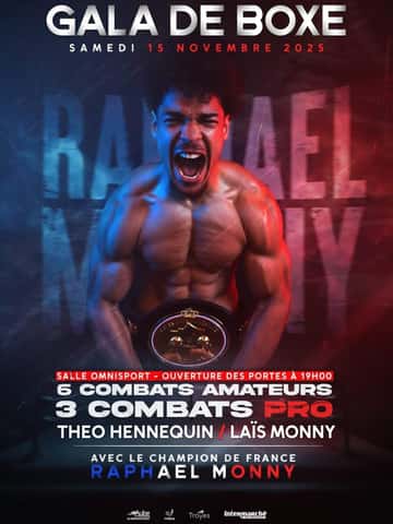 Raphaël Monny un combat pour un titre mondial