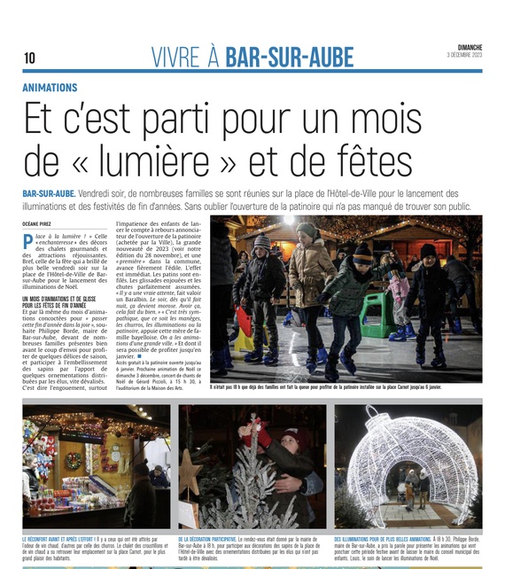 Et c’est parti pour un mois de «lumière» et de fêtes