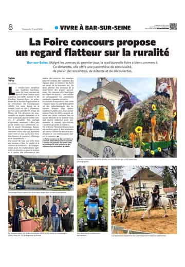 La Foire concours de Bar-sur-Seine propose un regard sur la ruralité