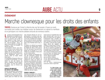 Marche clownesque pour les droits des enfants
