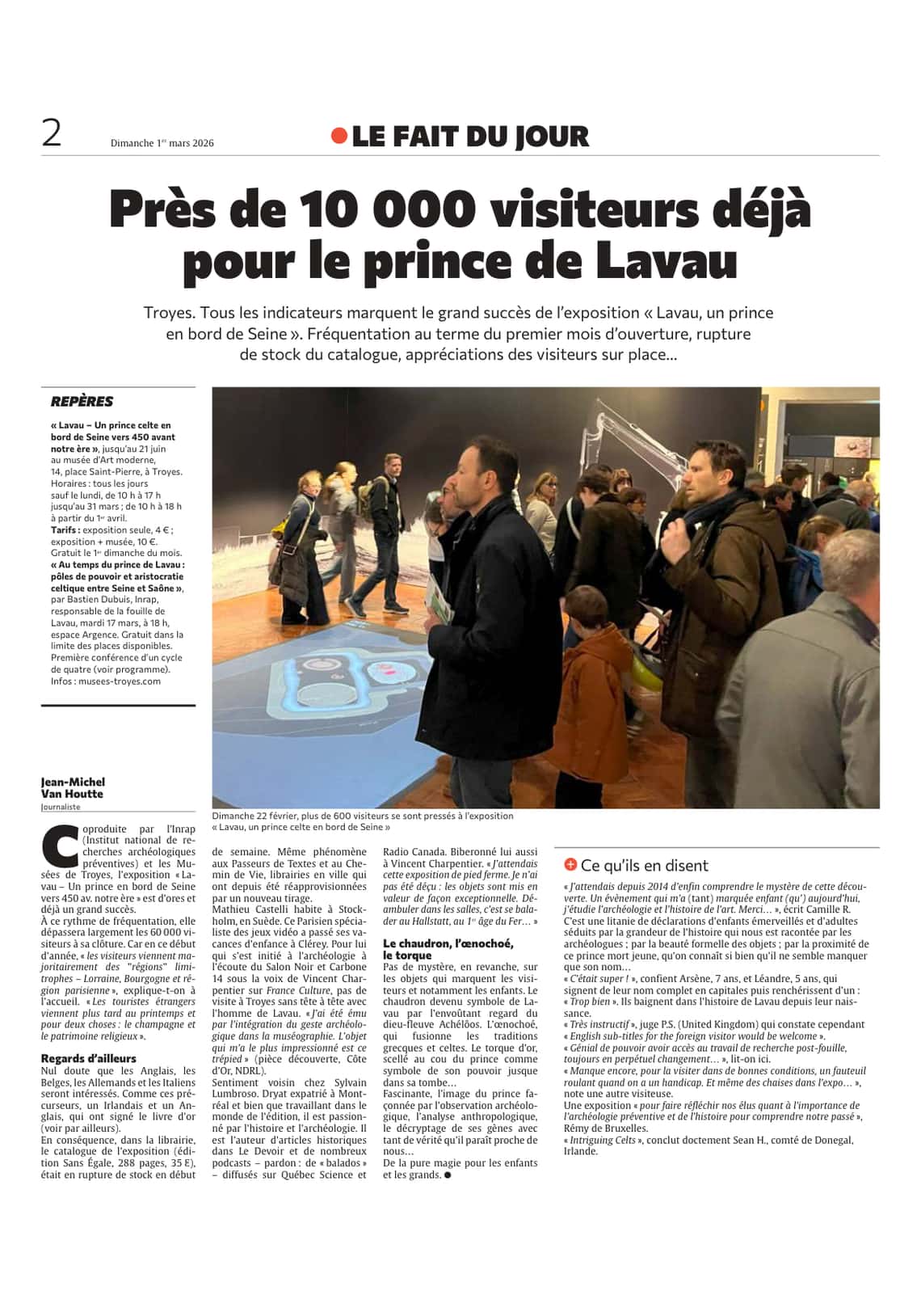 Déjà près de 10 000 visiteurs, le prince de Lavau attire les foules au musée