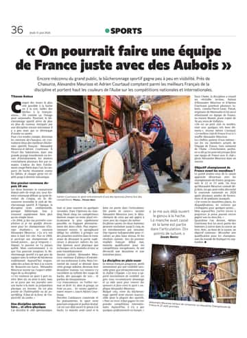 « On pourrait faire une équipe de France juste avec des Aubois »