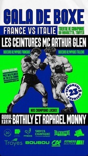 Les ceintures de McArthurGlen : l'affiche de l'évènement boxe.