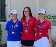 Romane Tresnard, pépites Golf termine 3ème au championnat U18 WAGR .