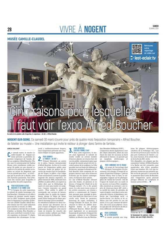 Cinq raisons d’aller découvrir l’exposition dédiée à Alfred Boucher