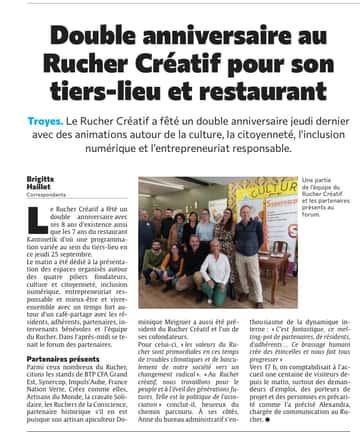 Double anniversaire au Rucher Créatif pour son tiers-lieu et restaurant !