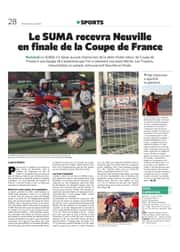 Le SUMA recevra Neuville en finale de la Coupe de France