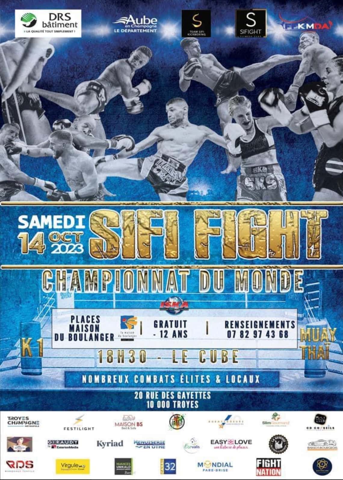 CHAMPIONNAT DU MONDE by SIFIGHT au Cube