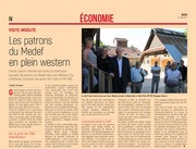 Les patrons du Medef en plein Western