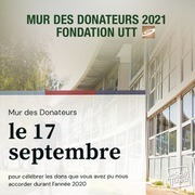 Soirée Mur des donateurs de la Fondation UTT