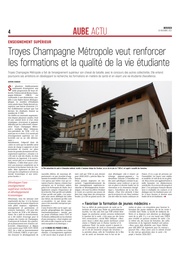 Troyes Champagne Métropole : renforcer les formations et la qualité de la vie