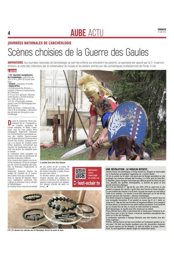 Scènes choisies de la Guerre des Gaules.