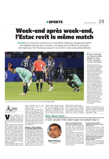 Week-end après week-end, l'Estac revit le même match