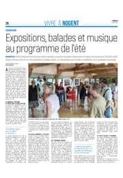 Expositions, balades et musique au programme de l'été