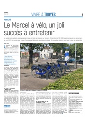Troyes : joli succès pour les vélos Marcel, six nouvelles stations à venir