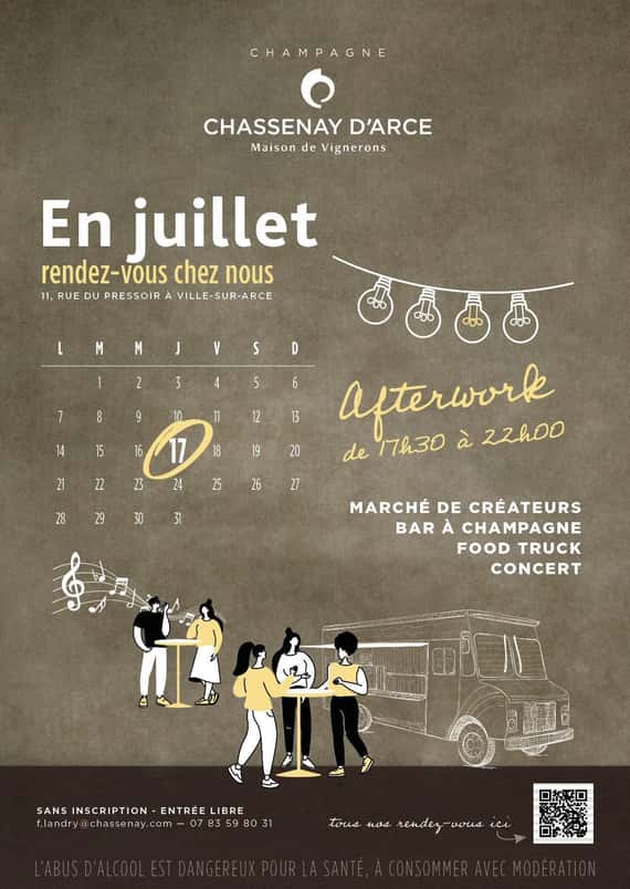Afterwork chez nos Aubassadeurs de Chassenay d'Arce