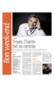 Troyes Chante fait sa rentrée ce samedi 7 octobre